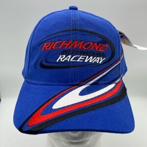 RICHMOND INTERNATIONAL RACEWAY Adult Adjustable Blue Cap Hat